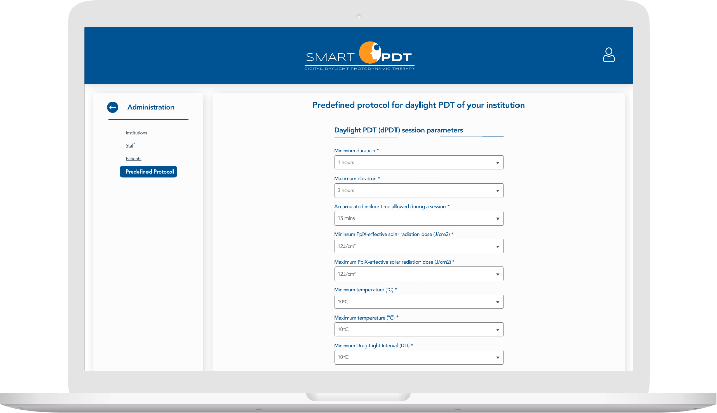 SmartPDT standardise clinical pathways
